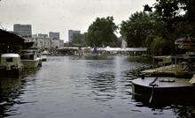 Little Venice. "Boat Afloat Show" for 150th anniversary of the canal. 8th August 1970 