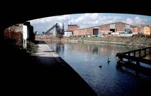 Under Soar Lane Bridge, Leicester. 1985