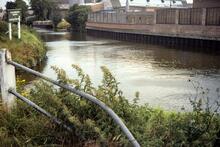 Junction with arm to Loughborough Canal Basin. 1985