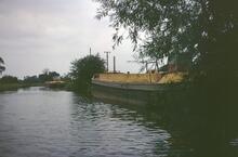 Barges TESS and SOAR (maybe) at Thurmaston, River Soar, October 1972
