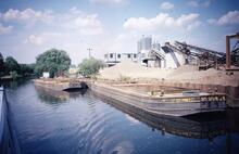 Barges out of use at Thurmaston, River Soar. September 1996