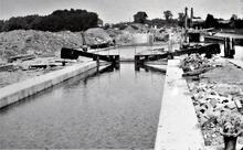 Widening Stockton Locks. 1932