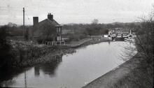View Down Bascote Locks. December 26th 1964 