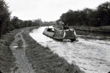 Billy Wilson on Willow Wren's Crane, Warwick. 1959