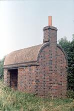 Calcutt Reservoir , canal hut. August 1973, 