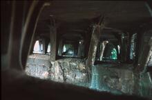 Underside canal aqueduct, Warwick .June 1971