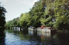 Below Cowley Lock looking south.  April 1961