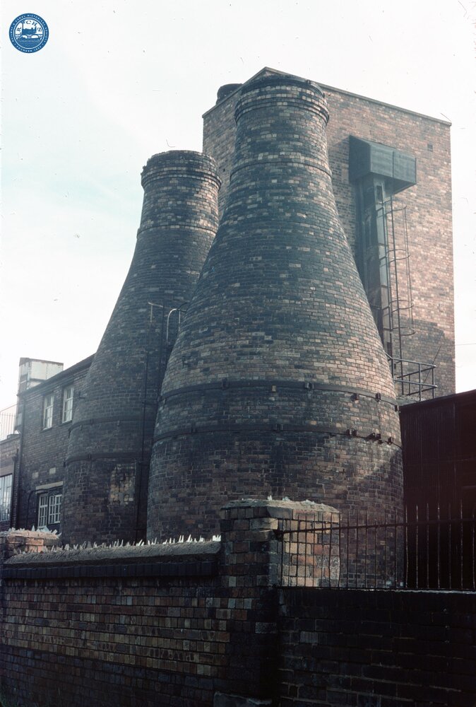 Stoke-on-Trent. Bottle kilns. May 1976