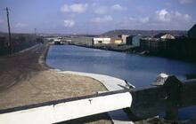 Top gate of Lock 78, Wigan, Leeds & Liverpool Canal, March 1972