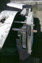 Bottom gate paddle, Wigan 21, Leeds & Liverpool Canal, March 1972