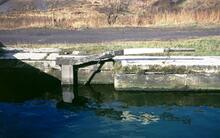 Top ground paddle, Wigan 21, Leeds & Liverpool Canal, March 1972