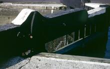 Top gate paddle, Wigan 21, Leeds & Liverpool Canal, March 1972