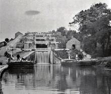 Leeds & Liverpool Canal, Bingley Five Rise Locks