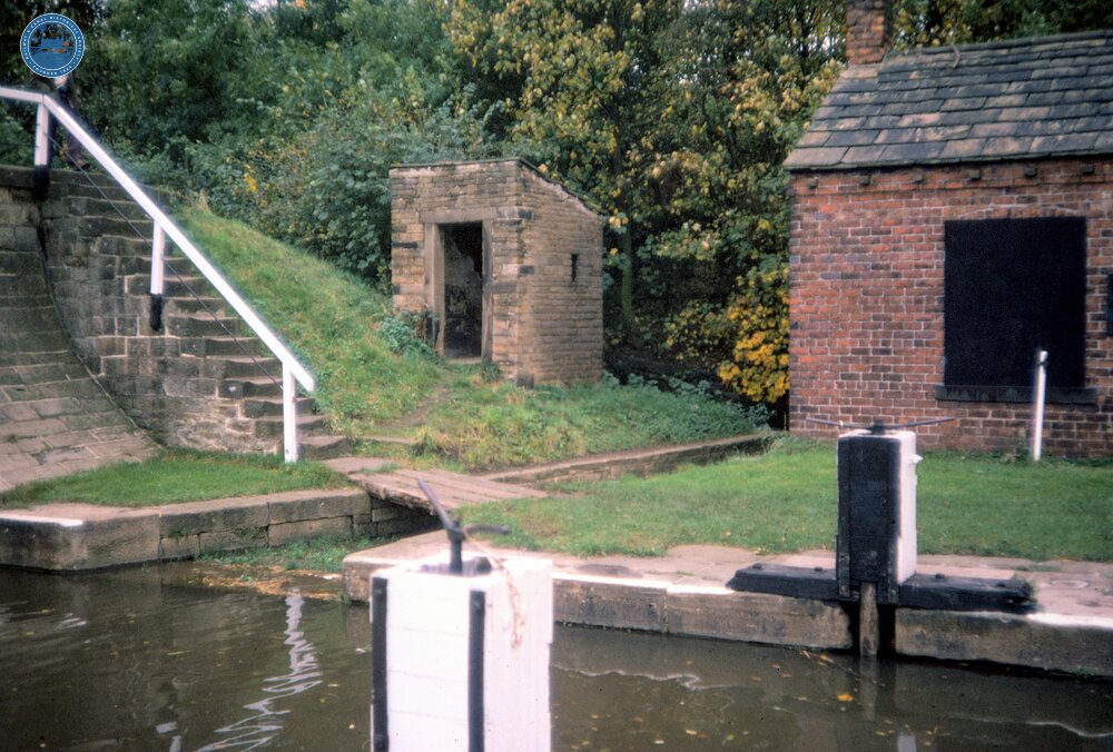 Leeds & Liverpool Canal. Bingley. Five Rise Locks. Bottom Lock. 1978