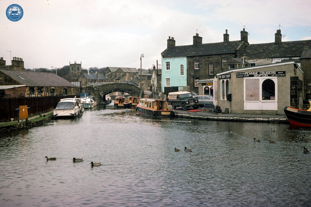 Leeds & Liverpool Canal. Skipton. Springs Branch Junction. 1977