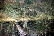 Leeds & Liverpool Canal. Skipton. Springs Branch. Loading chute. 1977