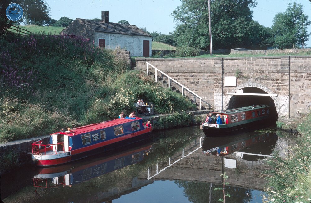 Leeds & Liverpool Canal, Foulbridge tunnel, west portal. 1981