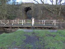 Fishers Swing Bridge, No. 45, between Appley Bridge and Gathurst. Probably January 2005