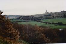 Looking across the Dearne Valley from the Barnsley to the Dearne & Dove, Cundy Cross, 1988