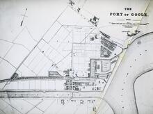 Map of Goole Docks 1845