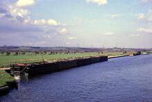 BACAT Barges at Castleford. 27 April 1969