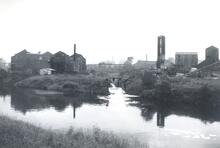 Cut to Wakefield depot and lock to River Calder