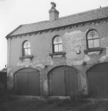 Old Stables and site of Prickings Lock. 27/07/55