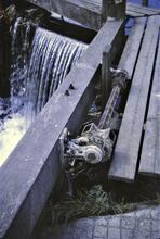 Driffield Canal. Wansford Lock. Ratchet Gear. 1970
