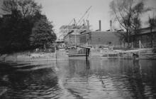 River Foss Navigation. Junction with River Ouse at York. May1957