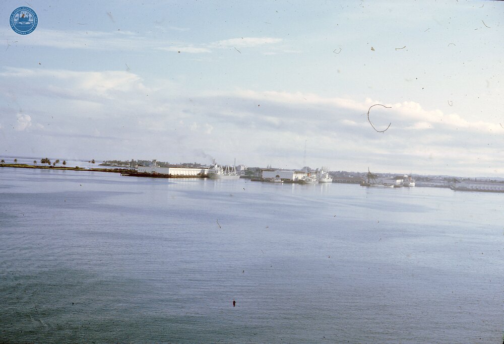 NZ1__55E docks and  locks Panama canal 17 October 1970  (Ref 017941E)