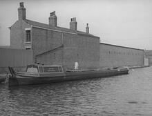 Narrowboat 'Dove'. 1960