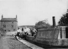 Hollingwood Branch. NB Eagle at Cutler Hill (Bay Horse) Bridge. ca 1935