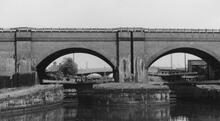 Top of Runcorn Locks. 11/05/1957