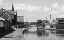 Stretford - Edge Lane Bridge. 6 August 1961