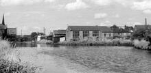 Stretford - winding hole. 6 August 1961