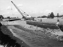Dunham Woodhouse Lane Aqueduct. 1 September 1971