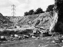 Bollin Aqueduct - site of the breach  4 September 1971