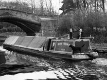 'Perch' at Hough's Bridge, Walton. 11 March 1961