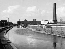 Looking north-west towards Patricroft Bridge. 26 September 1965
