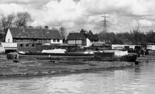 Worsley - basin at Worsley Yard. 30 April 1972