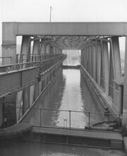 Barton Swing Aqueduct from South. 13/04/1958