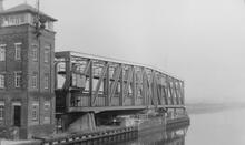 Barton Aqueduct fully swung. 12/10/58