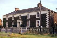 Carlisle Canal. Former Solway Hotel at Port Carlisle