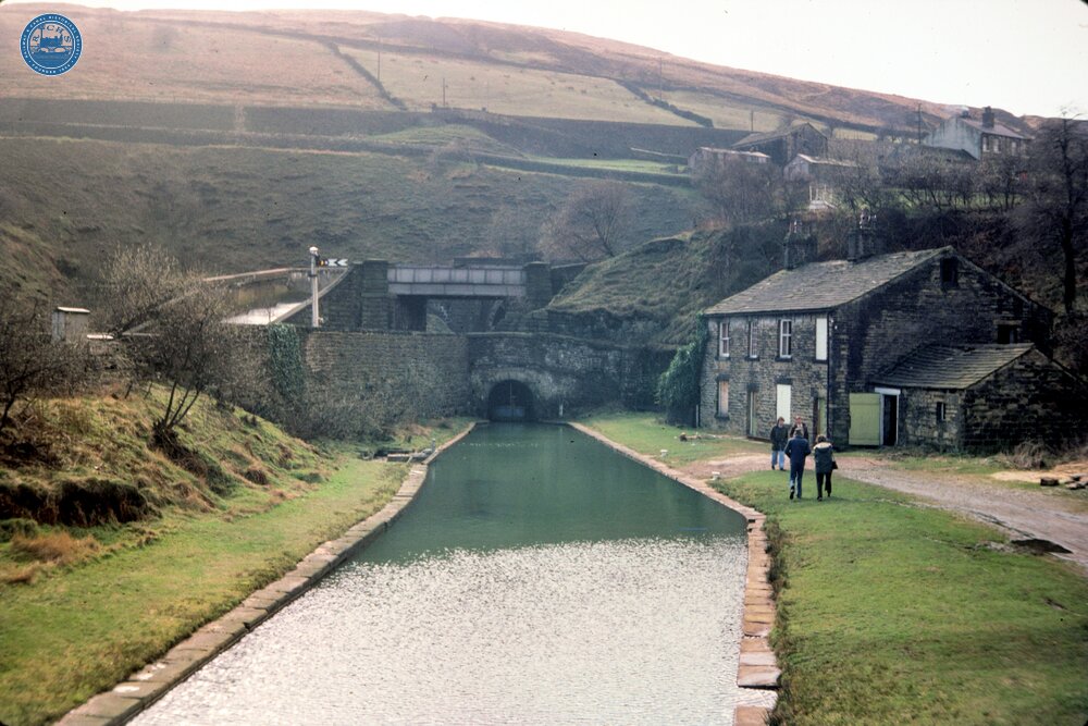 East end of Standedge Tunnel, Marden.  1978