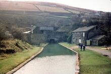 East end of Standedge Tunnel, Marden.  1978