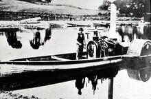 Paddle Steamer Fairy Queen at Bowness. c1870 