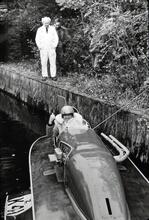 Miss Windermere IV speed trials. Oct 1971