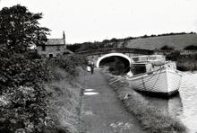 Lancaster Canal: Bridge near Lune Aqueduct