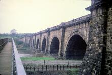 Lancaster Canal. Lune Aqueduct. 1969