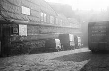 Lancaster Canal Company, Preston & Walton Summit Tramroad. North end of former tramway tunnel at Preston. Feb 1951 (1)